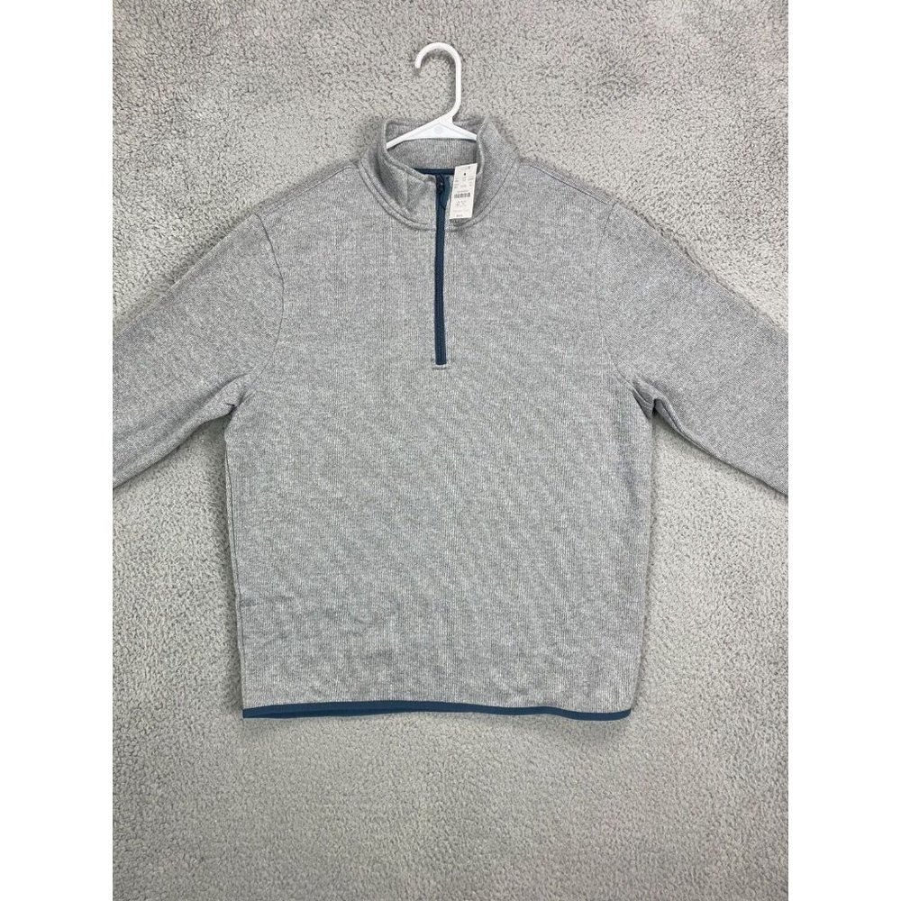 J Crew/J.Crew grey fleece pullover sweatshirt size M/Medium NEW WITH TAGS